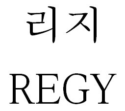 리지 (REGY) 표장