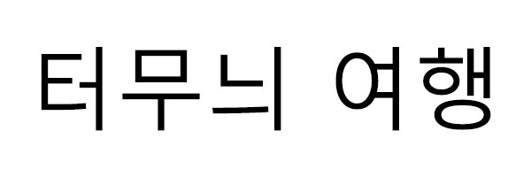 터무늬 여행 표장