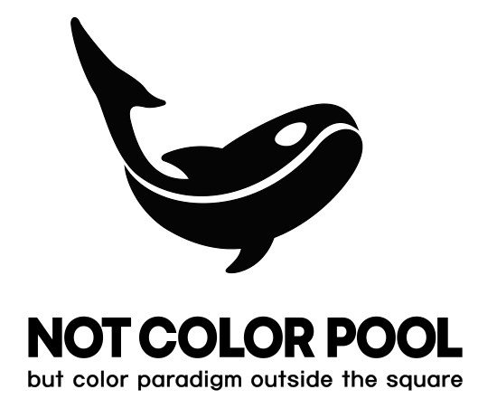 NOT COLOR POOL but color paradigm outside the square 표장
